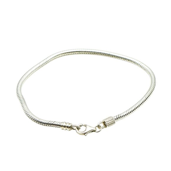 CHAMILIA Sterling Silver Snake Chain Bracelet With Lobster Clasp - Picture 1 of 4